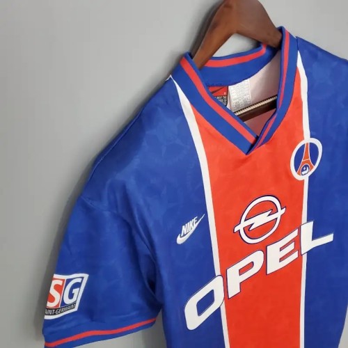 PSG 1995-96 Paris Saint Germain Home Retro Soccer Jersey - Fan Version