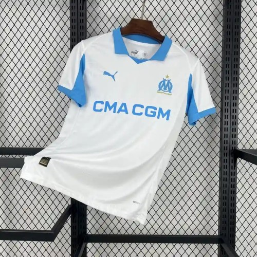 Marseille 25/26 Home Soccer Jersey - Fan Version