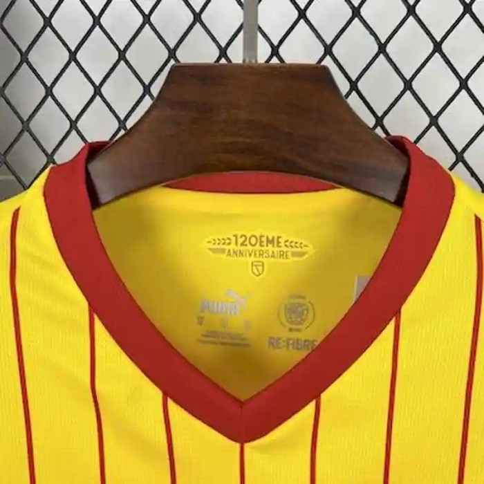 RC Lens 25/26 Home Soccer Jersey - Fan Version