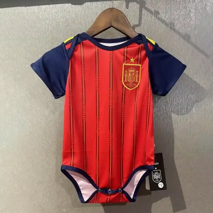 Spain 2026 World Cup Home Baby Soccer Jerseys