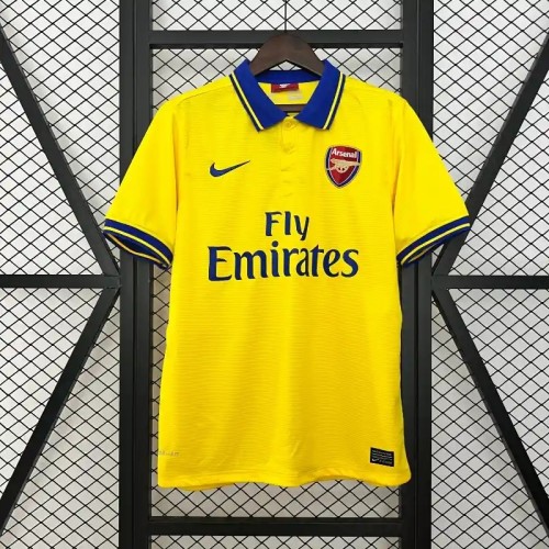 Arsenal 2013-14 Away Retro Soccer Jersey - Fan Version
