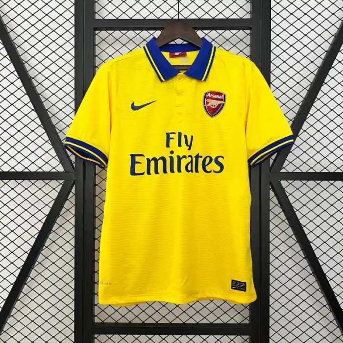Arsenal 2013-14 Away Retro Soccer Jersey - Fan Version