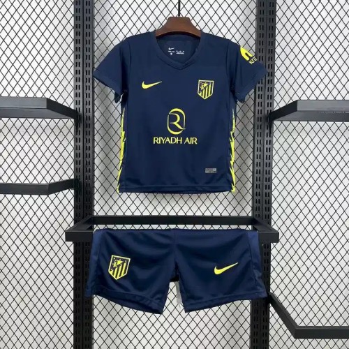 Atletico Madrid 25/26 Away Soccer Jerseys – Kids Kit