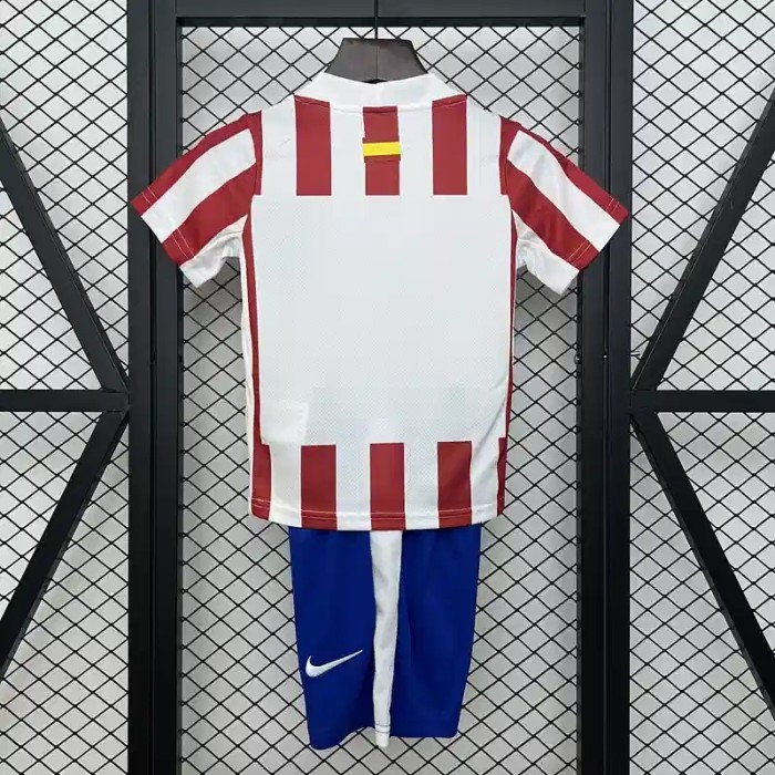 Atletico Madrid 25/26 Home Soccer Jerseys – Kids Kit