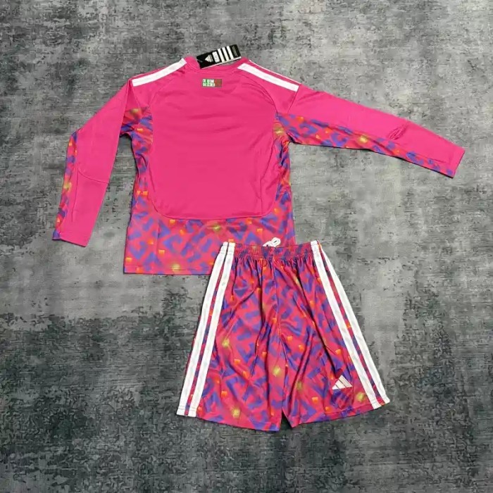 Long Sleeves Mexico 2026 World Cup Goalkeeper  – Kids Kit