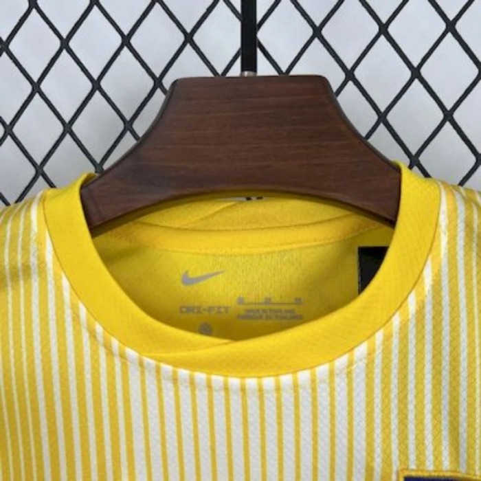 Atletico Madrid 25/26 Goalkeeper Yellow Soccer Jerseys – Kids Kit