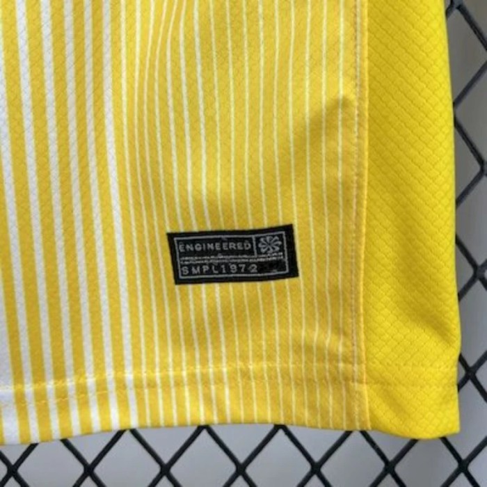 Atletico Madrid 25/26 Goalkeeper Yellow Soccer Jerseys – Kids Kit