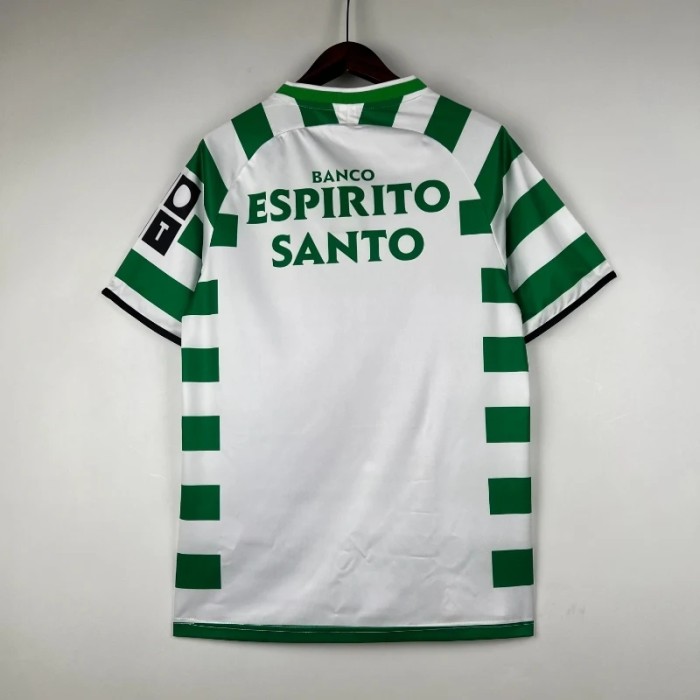 Sporting Lisbon 2003-04 Home Retro Soccer Jersey - Fan Version