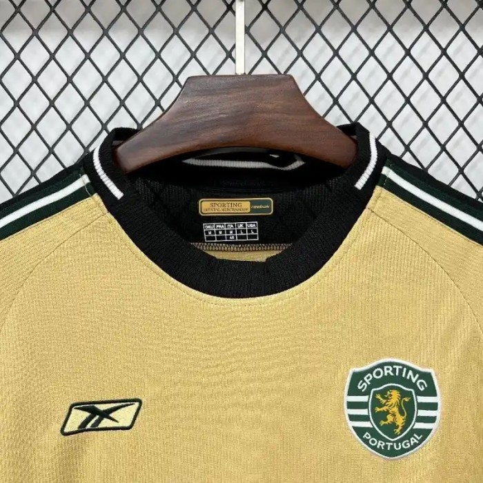 Sporting Lisbon 2003-04 Away Retro Soccer Jersey - Fan Version