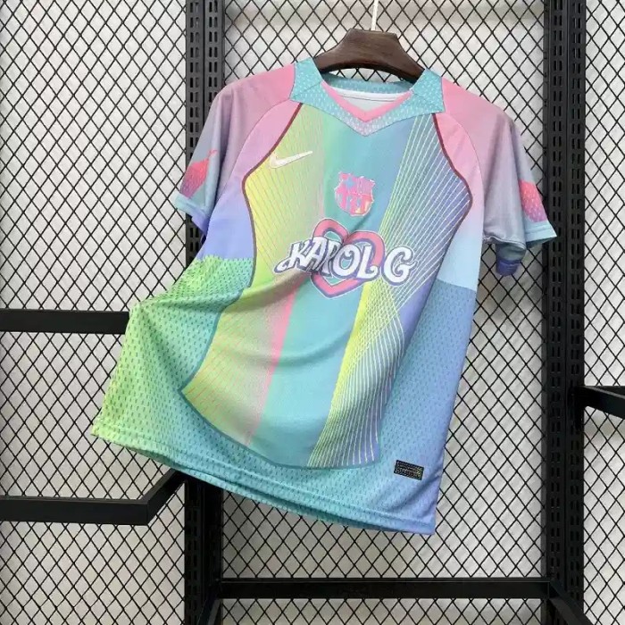 Barcelona 25/26 Karol G  Color Soccer Jersey - Fan Version
