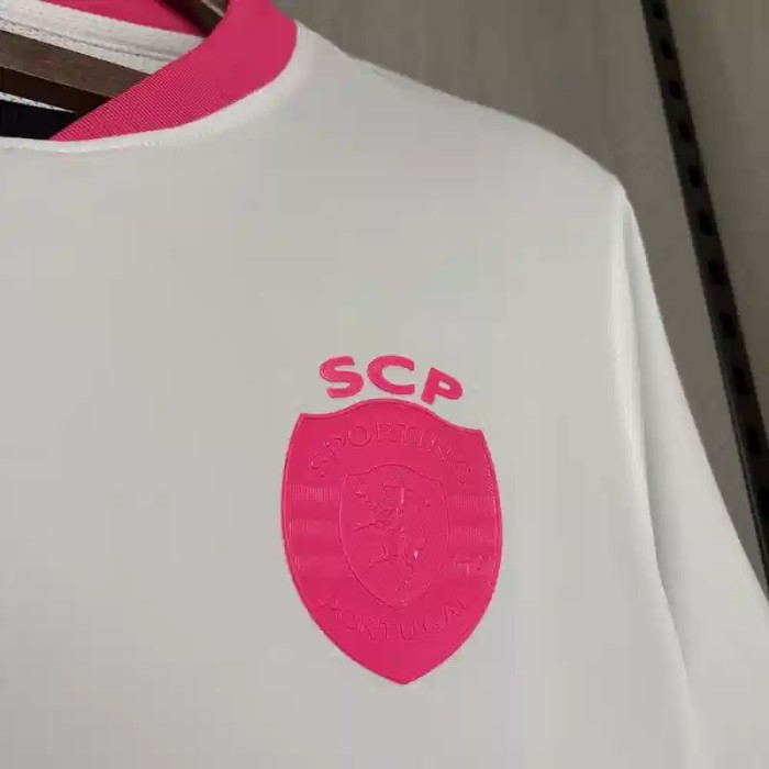 Sporting Lisbon 26/27 White October Soccer Jersey - Fan Version