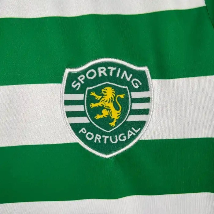 Sporting Lisbon 2003-04 Home Retro Soccer Jersey - Fan Version