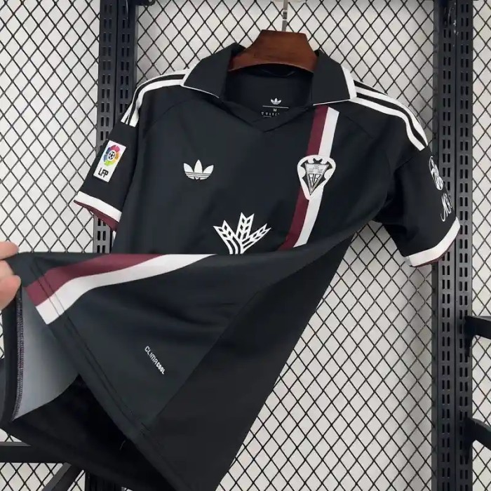 Albacete Balompié 25/26  Retro Black Soccer Jersey - Fan Version