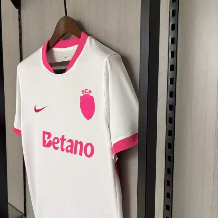 Sporting Lisbon 26/27 White October Soccer Jersey - Fan Version