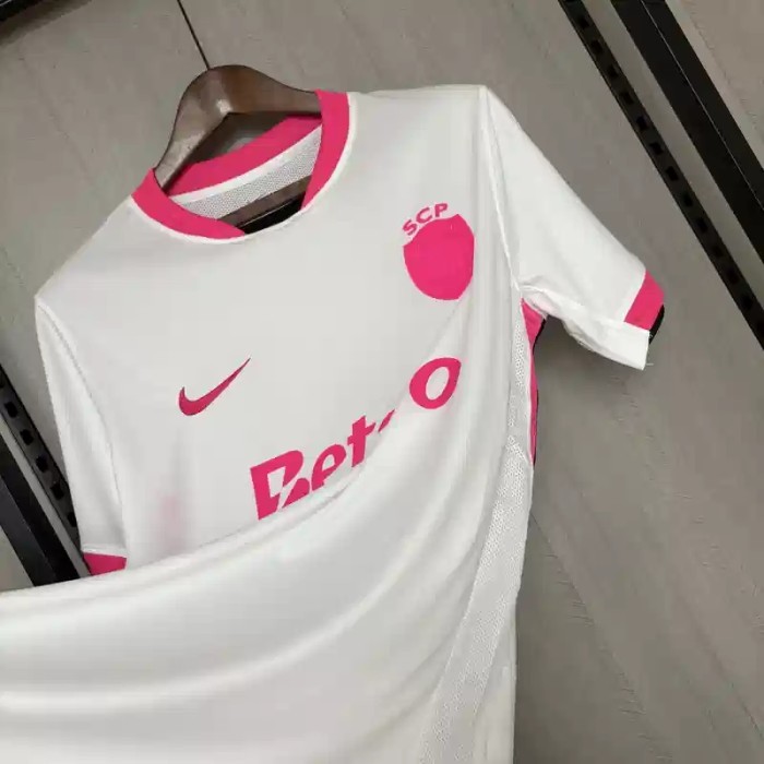 Sporting Lisbon 26/27 White October Soccer Jersey - Fan Version