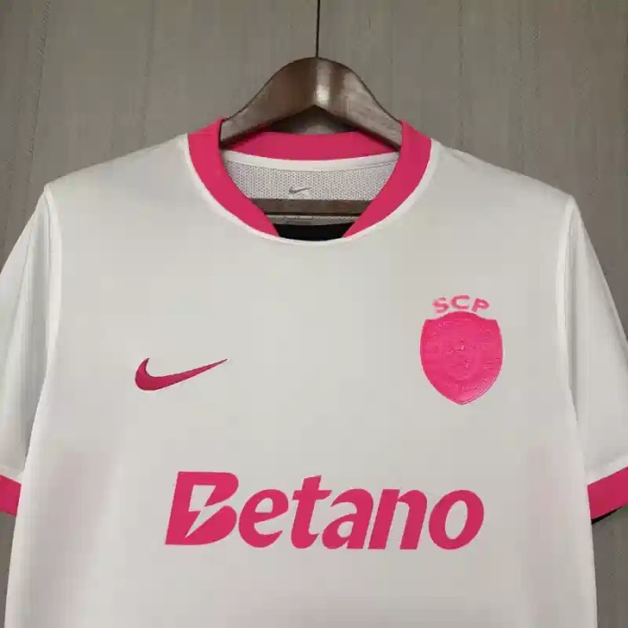 Sporting Lisbon 26/27 White October Soccer Jersey - Fan Version