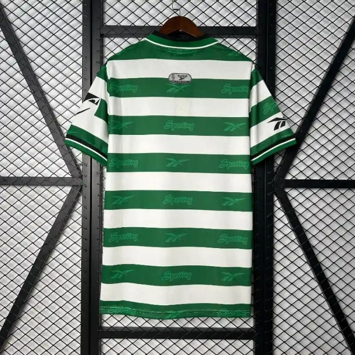 Sporting Lisbon 1999-00 Home Retro Soccer Jersey - Fan Version