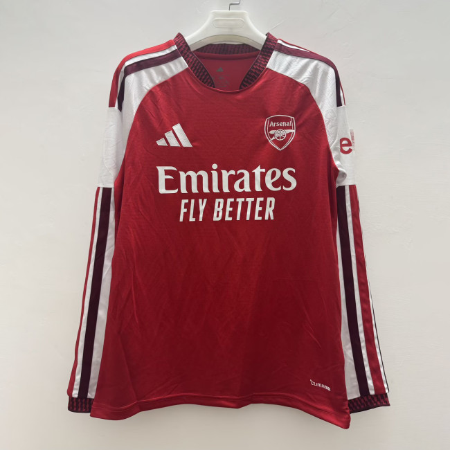 Long Sleeves Arsenal 26/27 Home Jersey - Fan Version
