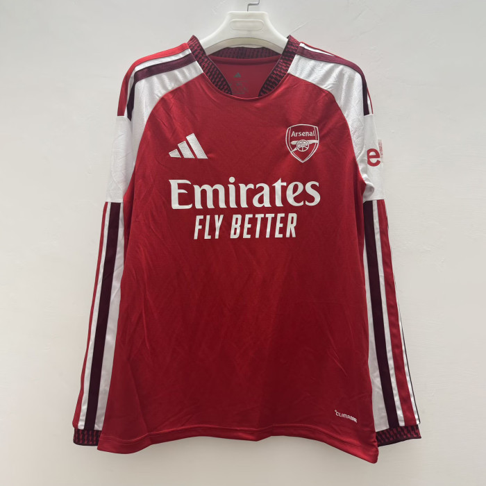 Long Sleeves Arsenal 26/27 Home Jersey - Fan Version