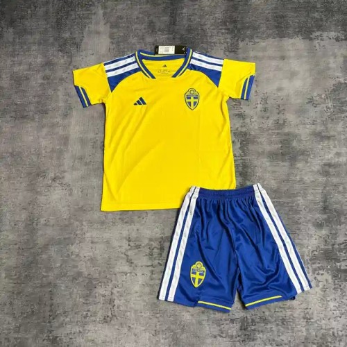Sweden 2026 World Cup Home Soccer jersey – Kids Kit