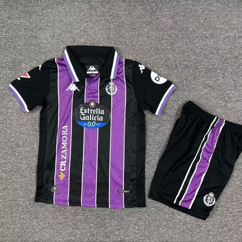 Real Valladolid 25/26 Away Soccer Jersey- Kids Kit