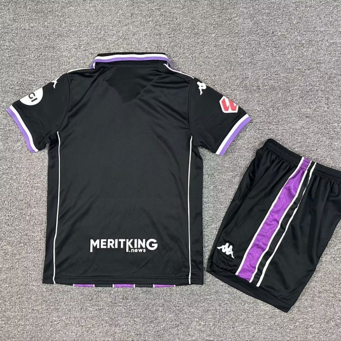 Real Valladolid 25/26 Away Soccer Jersey- Kids Kit