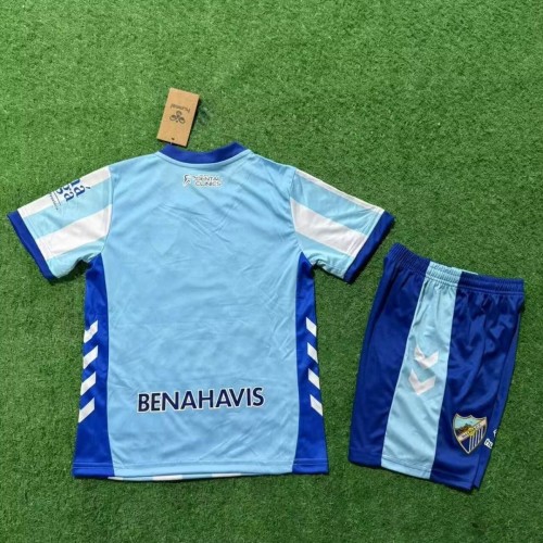 Malaga 25/26 Home Soccer Jersey- Kids Kit