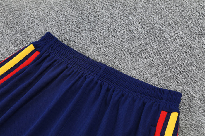 Kit 2026 Spain Training Set Blue Football Shirt + Short