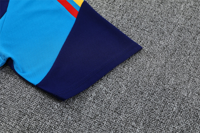 Kit 2026 Spain Training Set Blue Football Shirt + Short