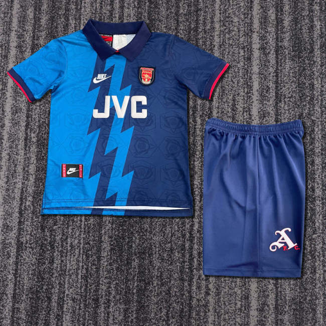 Arsenal 1995-96 Retro Away Soccer Jersey- Kids Kit