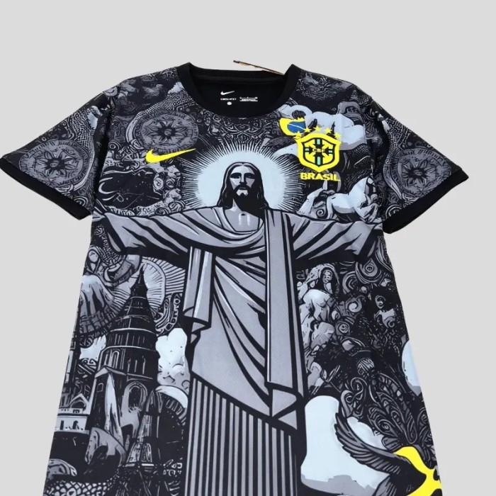 Brazil 2024 Black Special Edition Soccer Jersey - Fan Version