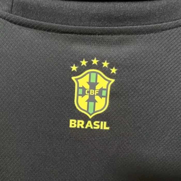 Brazil 2024 Black Special Edition Soccer Jersey - Fan Version