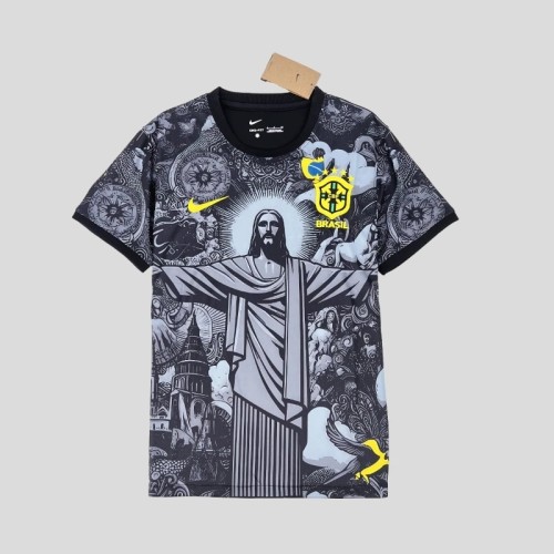 Brazil 2024 Black Special Edition Soccer Jersey - Fan Version