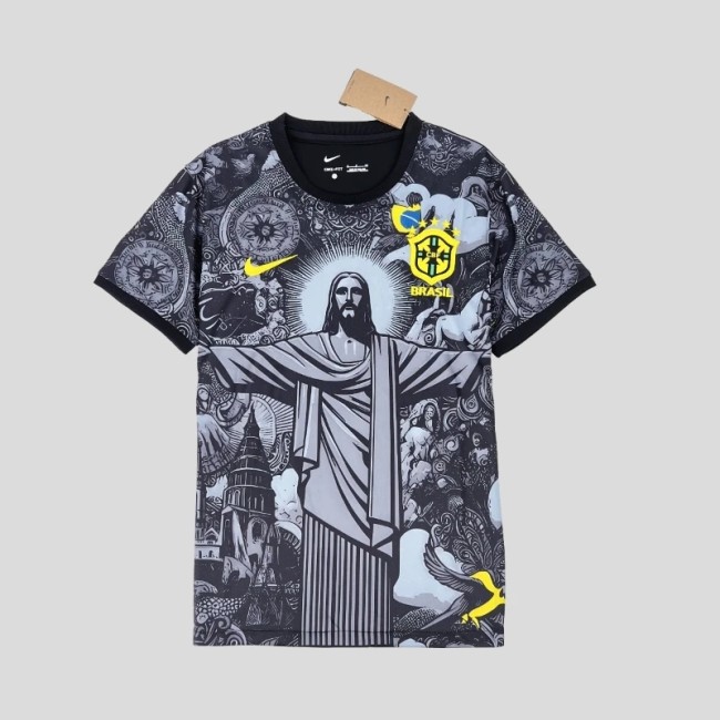 Brazil 2024 Black Special Edition Soccer Jersey - Fan Version