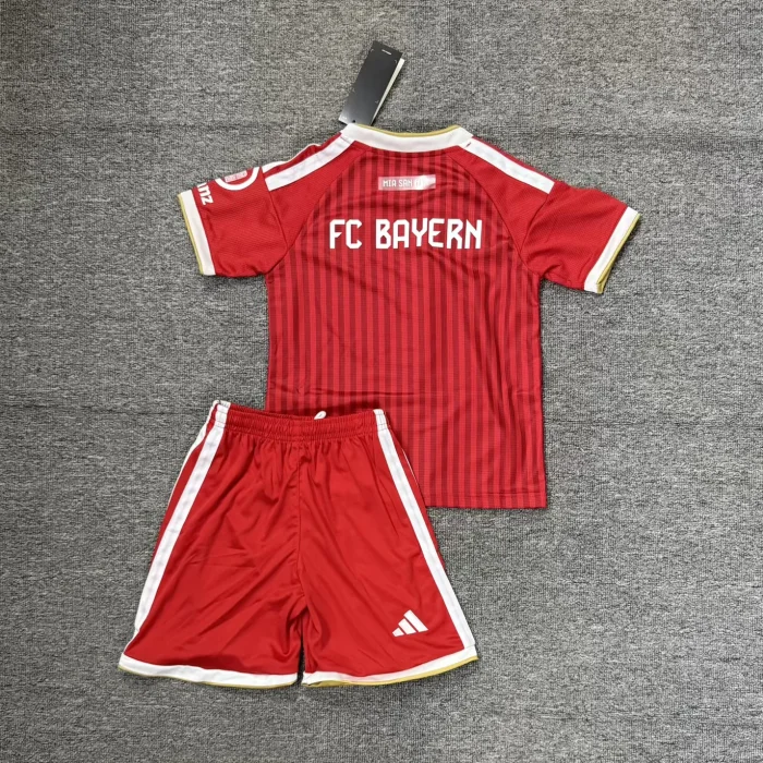 Bayern Munich 26/27 Home Soccer Jerseys – Kids Kit