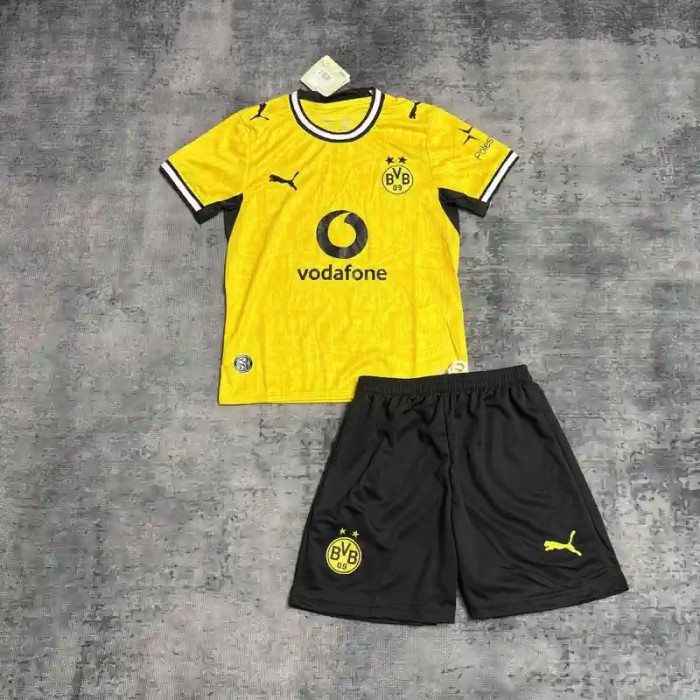 Borussia Dortmund 26/27 Home Soccer Jerseys – Kids Kit