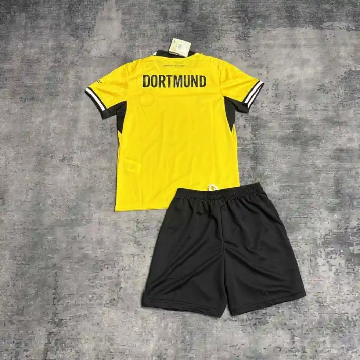 Borussia Dortmund 26/27 Home Soccer Jerseys – Kids Kit