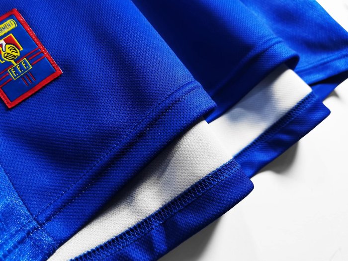 France 1998 Home Retro HENRY  Jersey- Fan Version
