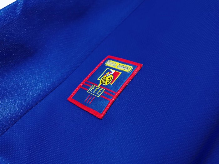 France 1998 Home Retro HENRY  Jersey- Fan Version