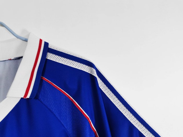 France 1998 Home Retro HENRY  Jersey- Fan Version