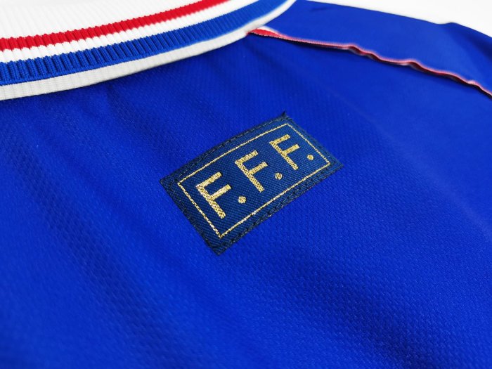 France 1998 Home Retro HENRY  Jersey- Fan Version