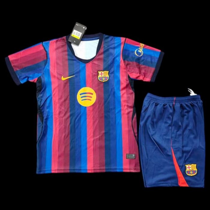 Barcelona 26/27 Home Soccer Jersey – Kids Kit