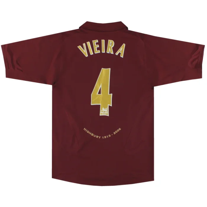 Arsenal 2005-06 Home Retro Soccer Jersey - Fan Version