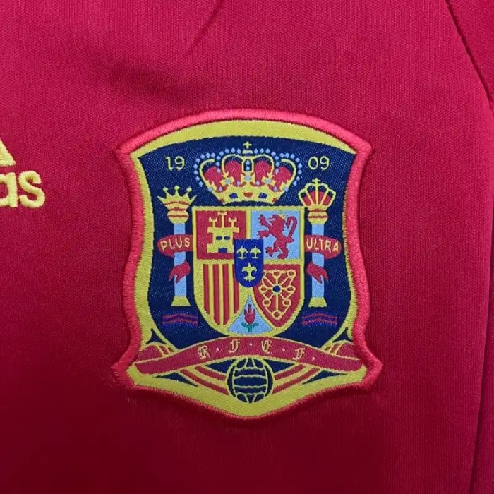 Spain 2010 Retro Home Soccer Jersey- Kids Kit