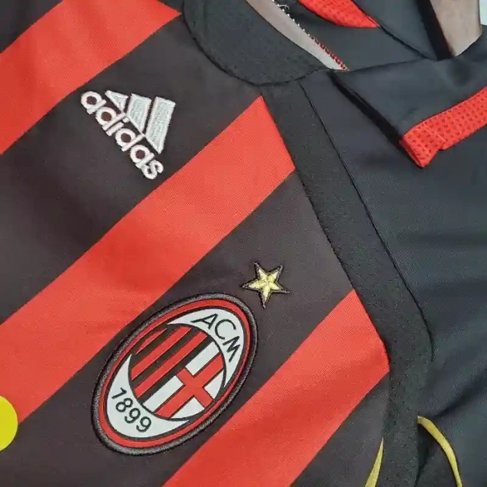 AC Milan 2006-07 Home Retro Soccer Jersey - Fan Version
