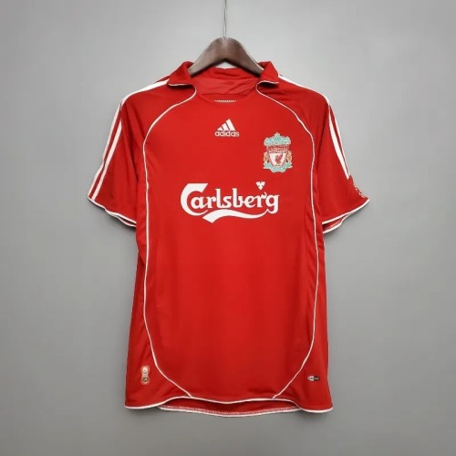 Liverpool 2006-07 Home Retro Soccer Jersey - Fan Version