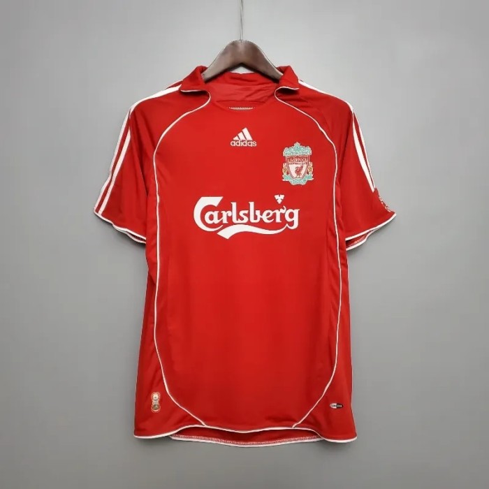 Liverpool 2006-07 Home Retro Soccer Jersey - Fan Version