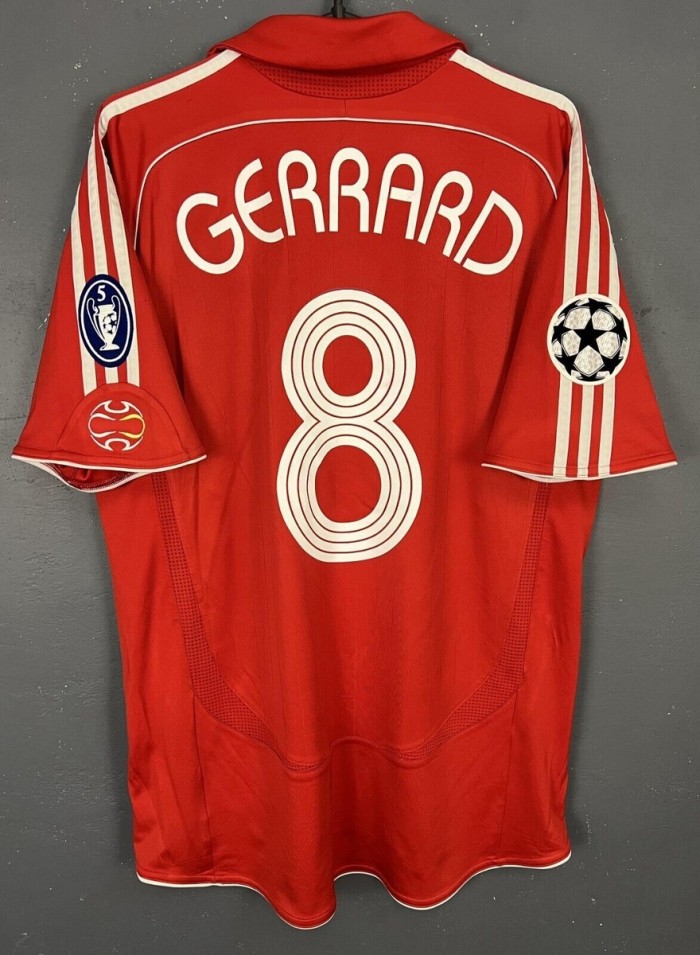 Liverpool 2006-07 Home Retro Soccer Jersey - Fan Version