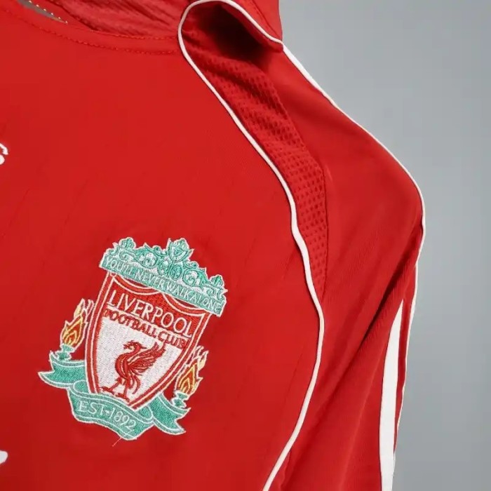 Liverpool 2006-07 Home Retro Soccer Jersey - Fan Version