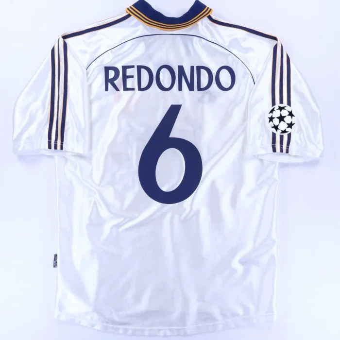 Real Madrid 1998-00 Home Retro Soccer Jersey - Fan Version